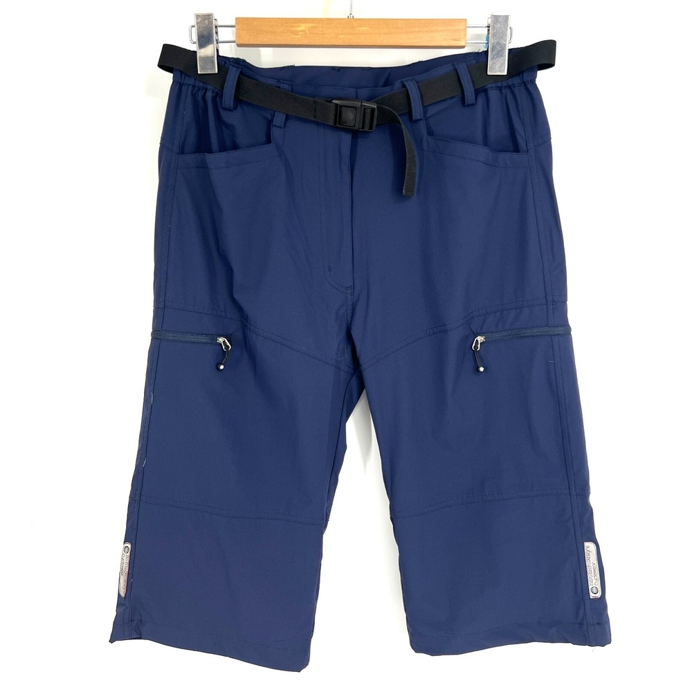 Aero Tech Designs Cyclewear Cargo Shorts Mens Size M Navy Urban Pedal Pushers